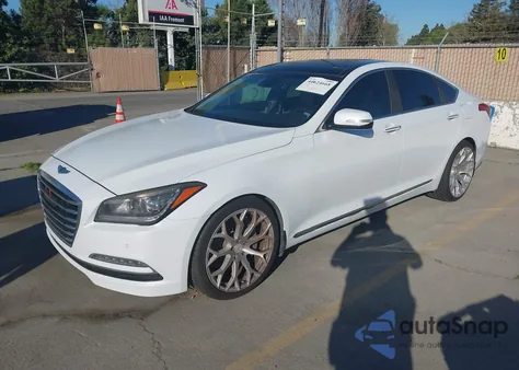 2015 Hyundai Genesis 5.0 from USA, damaged, VIN KMHGN4JF6FU085336